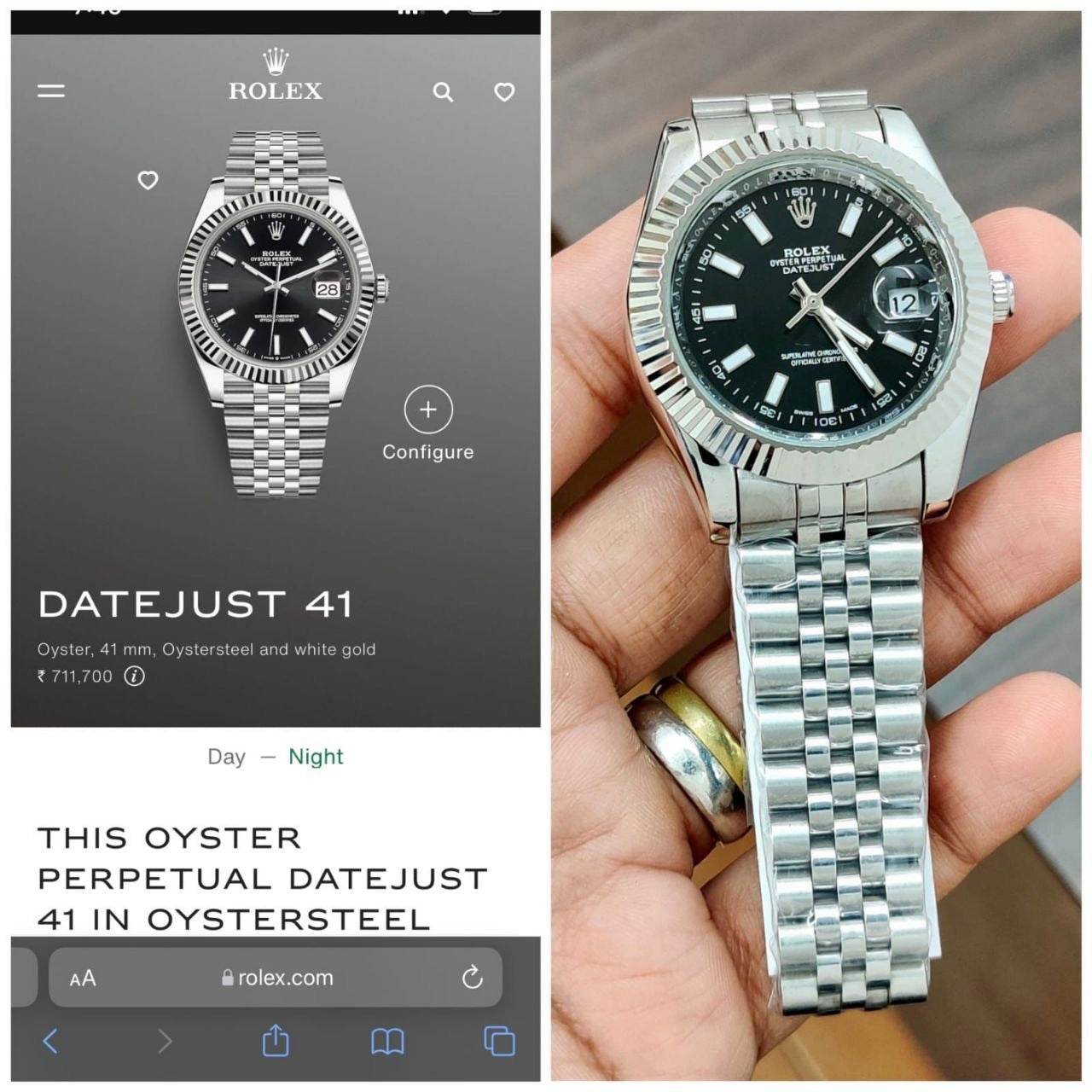 Rolex Oyster Silver