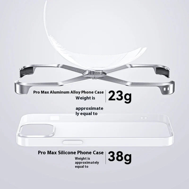 FlareMode Magnetic Frameless Titanium Alloy Case