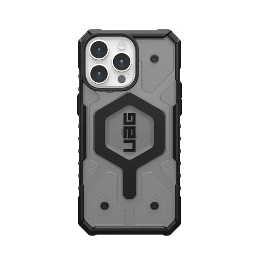 iPhone UAG Pathfinder Magsafe Clear Case - Smoky Black