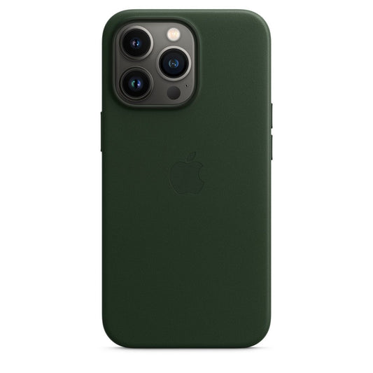 iPhone Leather Case with Magsafe (IC Animation Working) - Sequoia Green